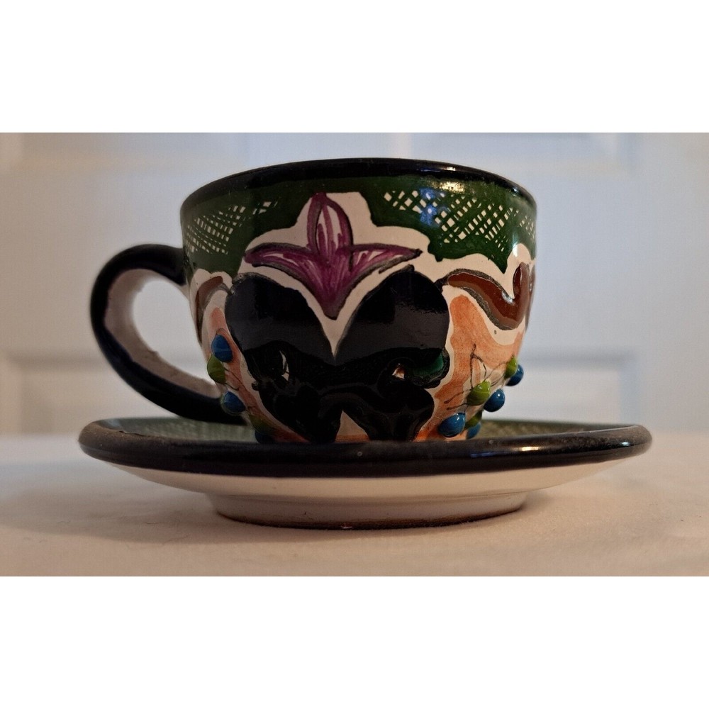 Pue. Mex. Cup And Saucer
